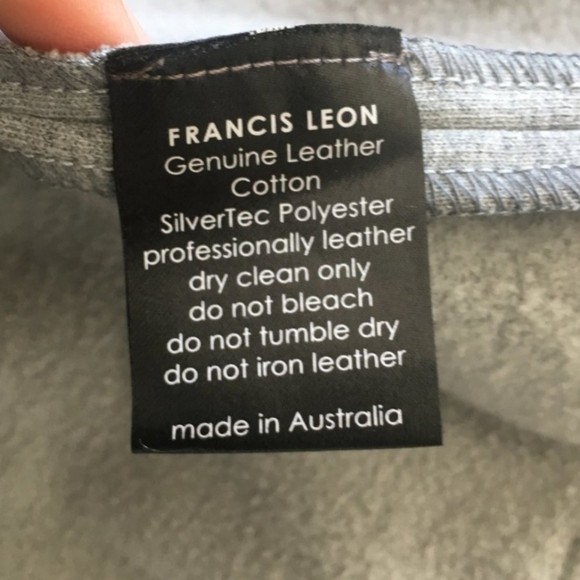 🌸Francis Leon x Barney's New York| Leather Jacket - Picture 2 of 13